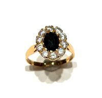Ring Woman Kate in Yellow Gold Zaffiro KATE OV 3.00 G